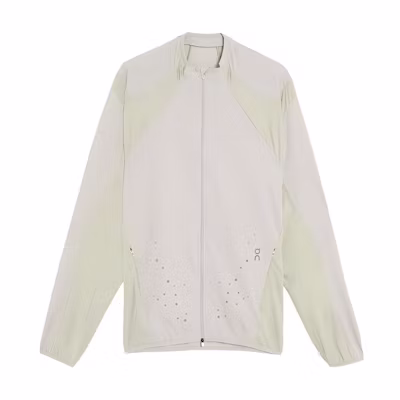 ON White Zip-Up Mock Neck Retro Colorblock Jacket 1UE10071954