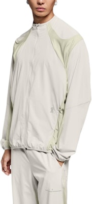 ON ホワイト ジップアップ モックネック レトロ カラーブロック ジャケット 1UE10071954 Shop ON ホワイト ジップアップ モックネック レトロ カラーブロック ジャケット 1UE10071954