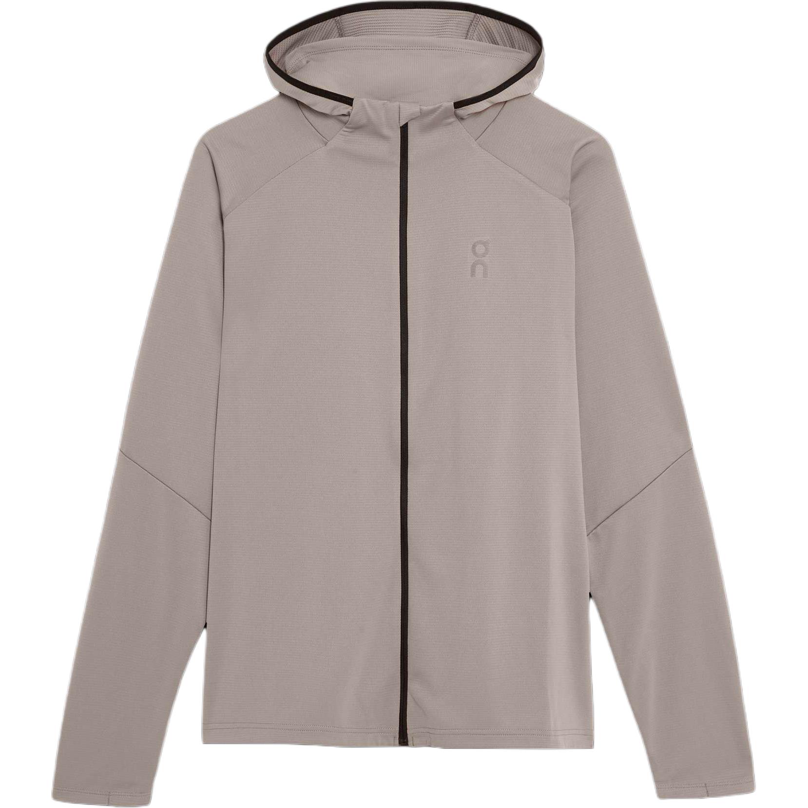 On Climate Zip Hoodie Running Jacket - Charcoal Gray, Sweat-Wicking & Warm 1ME10251933