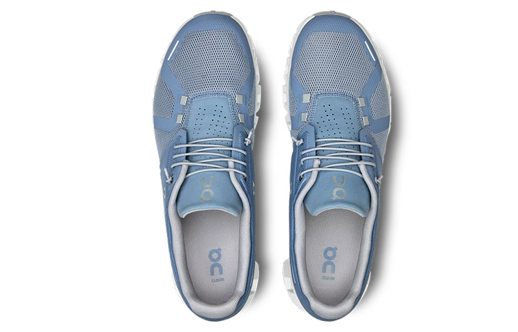 Lookbook On昂跑 Cloud 5 舒適百搭 減震 低幫 跑步鞋 男款 天藍色