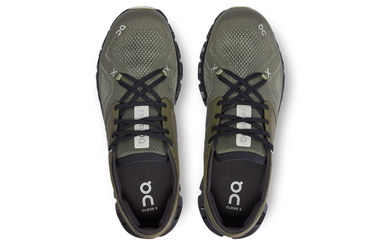 Shop 온 러닝 클라우드 X 3 올리브 레세다 60.98704