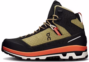 On Cloudalpine Mid Waterproof Running Shoes Black Gold Orange 3MD10831944 On Cloudalpine Mid Waterproof Running Shoes Black Gold Orange 3MD10831944
