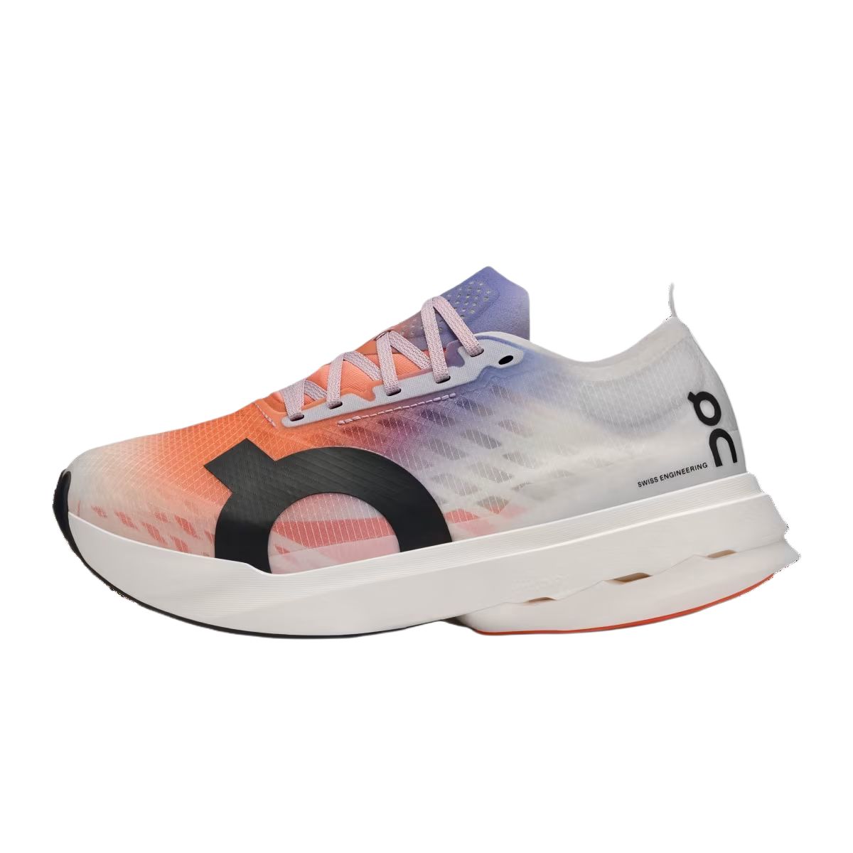 On Cloudboom Strike White Orange Marathon Running Shoes Breathable Comfort 3ME30480256