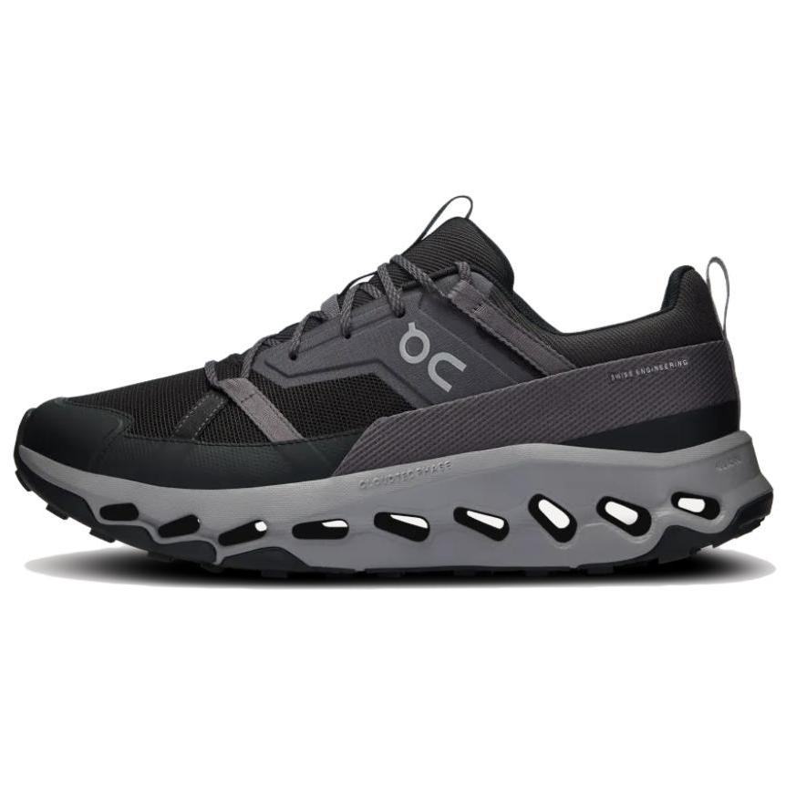 On Cloudhorizon Black Grey Lightweight Hiking Shoes 3ME10030702
