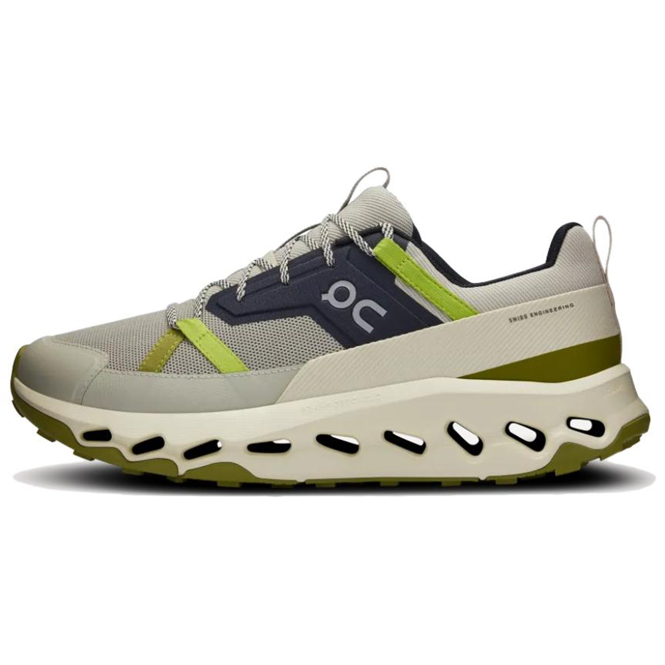 On Cloudhorizon Low-Top Lightweight Non-Slip Hiking Shoes Men’s Beige Green. 3ME10032650