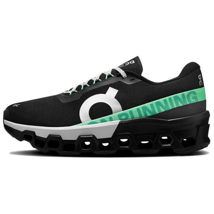 On Cloudmonster 2 Running Shoes Black - CloudTec/Helion Foam, Urban/Marathon. 3ME10120777