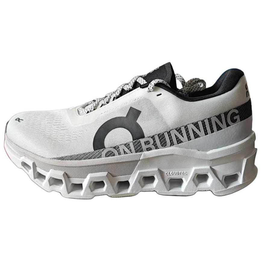 On Cloudmonster 2 White Running Shoes - Cushioned, Breathable, Non-Slip. 3ME10122035
