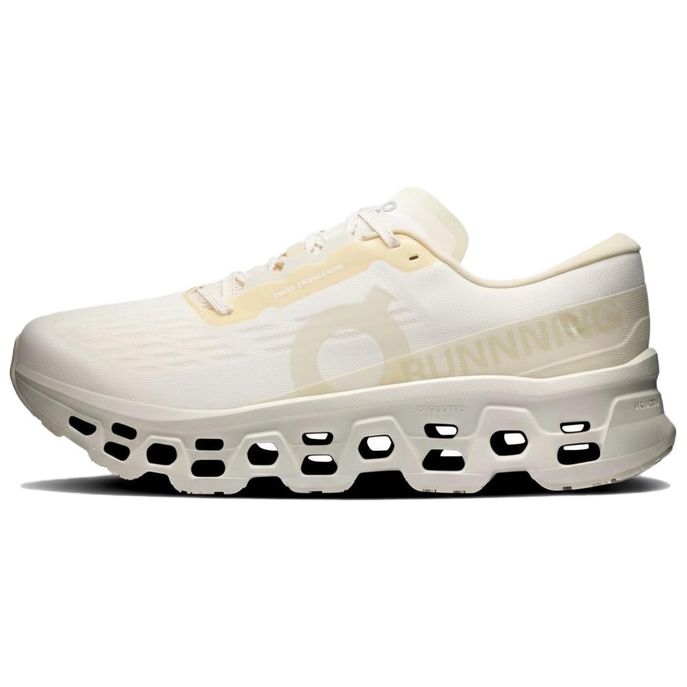 On Cloudmonster 3 LN1 Running Shoes Cream White - Breathable & Comfortable 3MG10905508