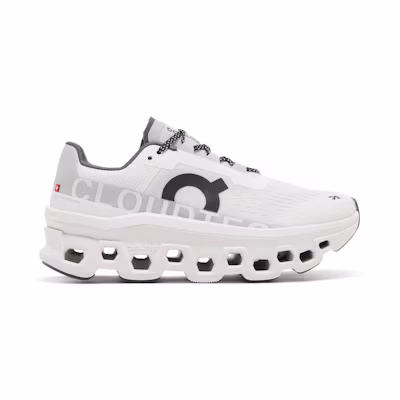 (W) On Cloudmonster 'White Black'