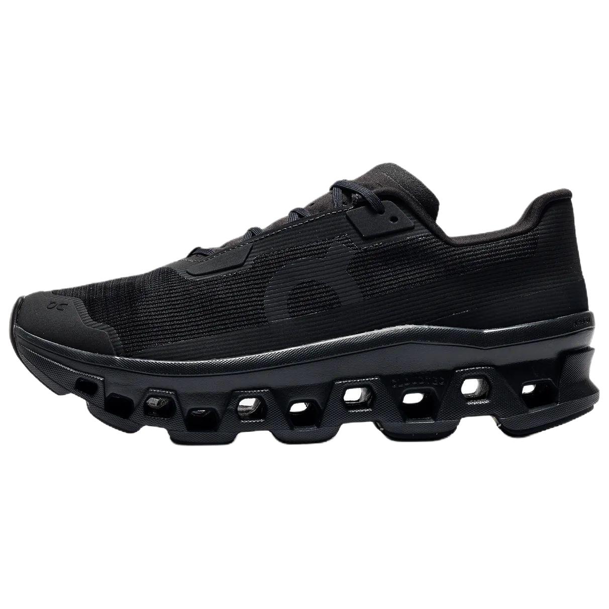 On Cloudmonster Void Running Shoes Black - Comfortable Fit 3MG10911043