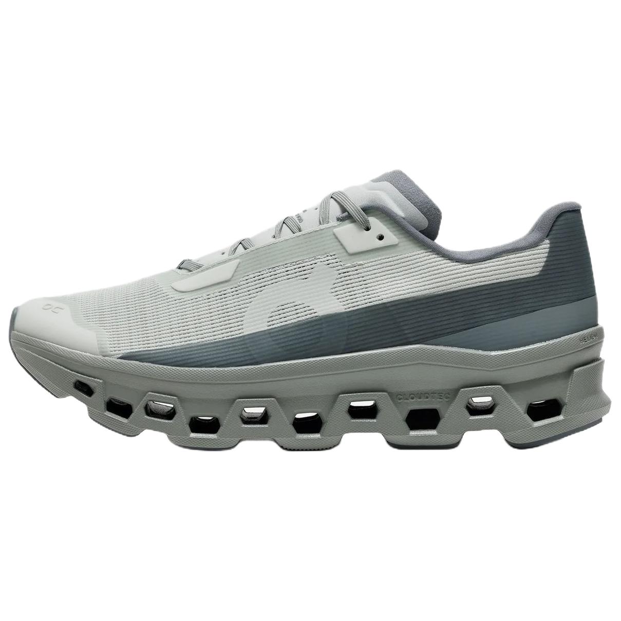 On Cloudmonster Void Running Shoes Light Gray Comfortable Fit 3MG10914415