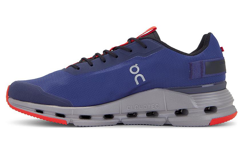 On Running Cloudnova Form 'Denim Blue Red'