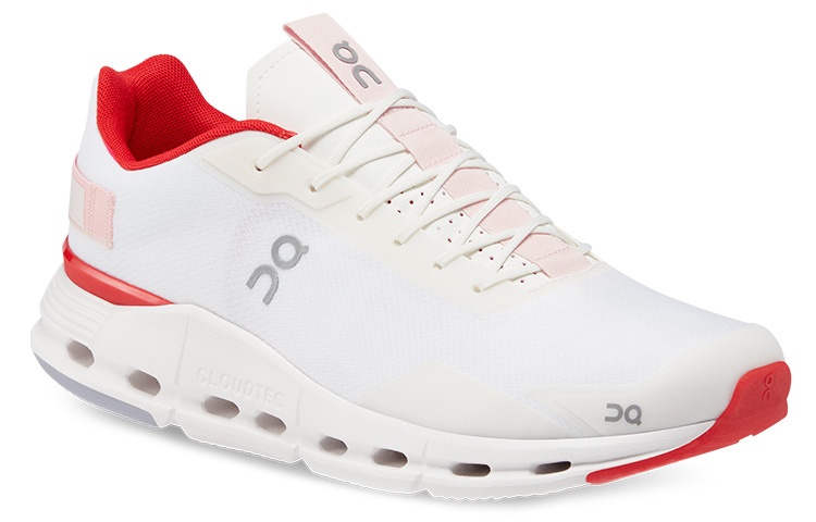 Lookbook On Running Cloudnova Form 'White Red' 26.98485