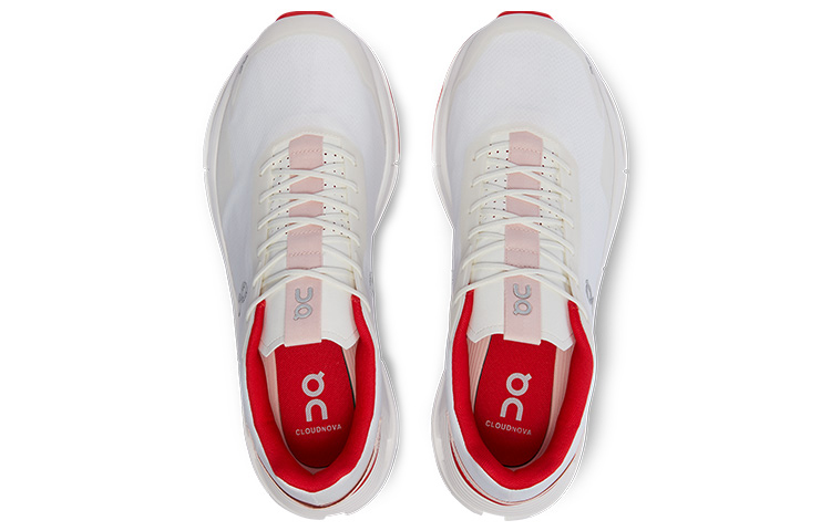 Shop On Running Cloudnova Form 'White Red' 26.98485