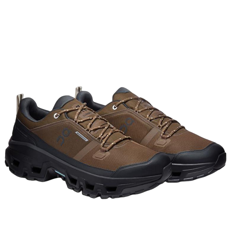 Lookbook On Cloudrock Low ''Earth Black'' Sepatu Hiking Hitam Coklat 3MF10254228