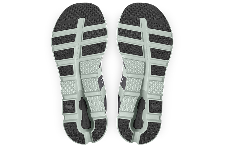 Details for On昂跑 Cloudrunner 舒適 支撐 低幫 跑步鞋 男款 灰綠