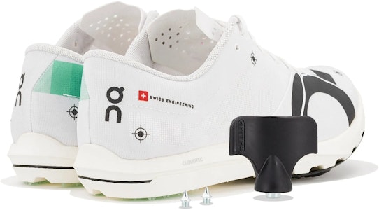 On昂跑 Cloudspike 10000m 防滑輕便低幫跑步鞋 男款 白色 Shop On昂跑 Cloudspike 10000m 防滑輕便低幫跑步鞋 男款 白色