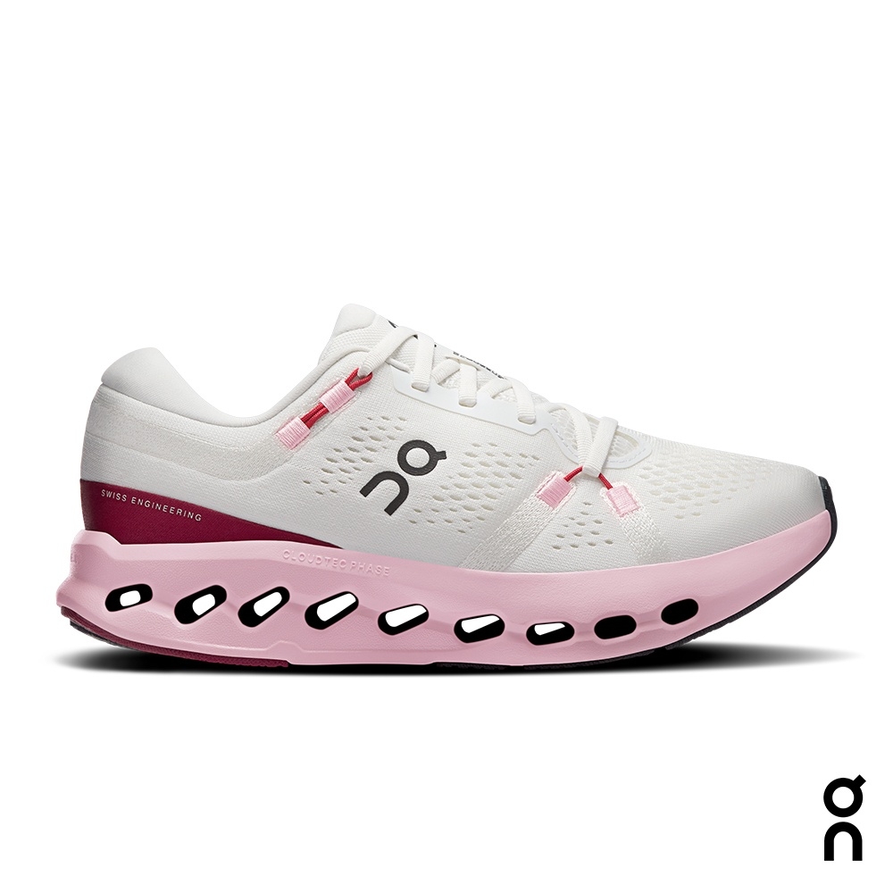 On Cloudsurfer 2 Running Shoes Ivory/Light Pink ON3WF10104732