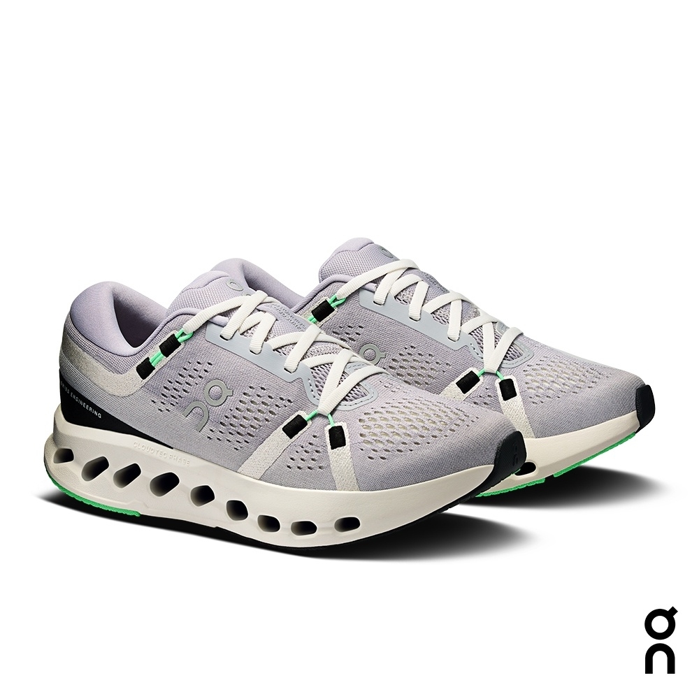 Lookbook On Cloudsurfer 2 宽版薰衣草色/象牙色跑鞋 ON3WF30774049