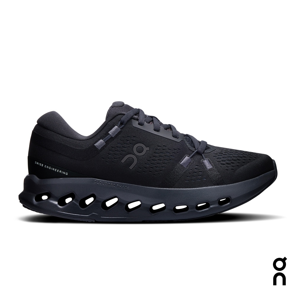 On Cloudsurfer 2 Wide Running Shoes Black ON3WF30771043
