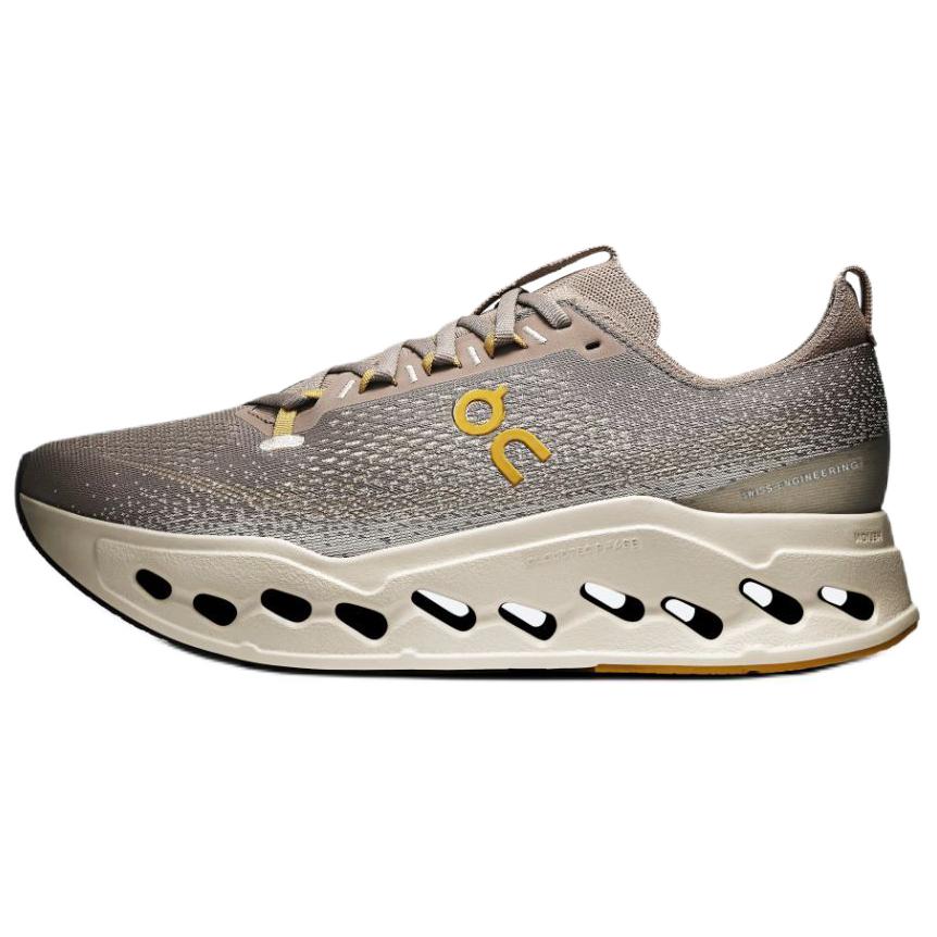 On Cloudsurfer Max Running Shoes Gray/Beige - Stylish & Comfortable 3MF30434052