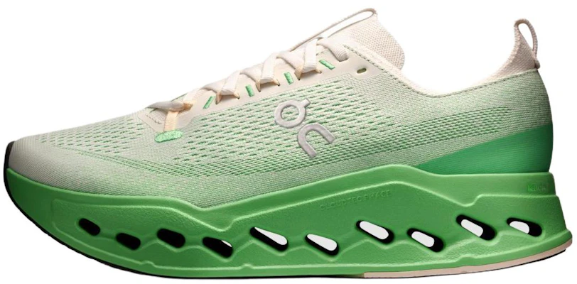 On Cloudsurfer Max Running Shoes White/Green - Soft Comfort Fit 3MF30433397 Buy On Cloudsurfer Max Running Shoes White/Green - Soft Comfort Fit 3MF30433397