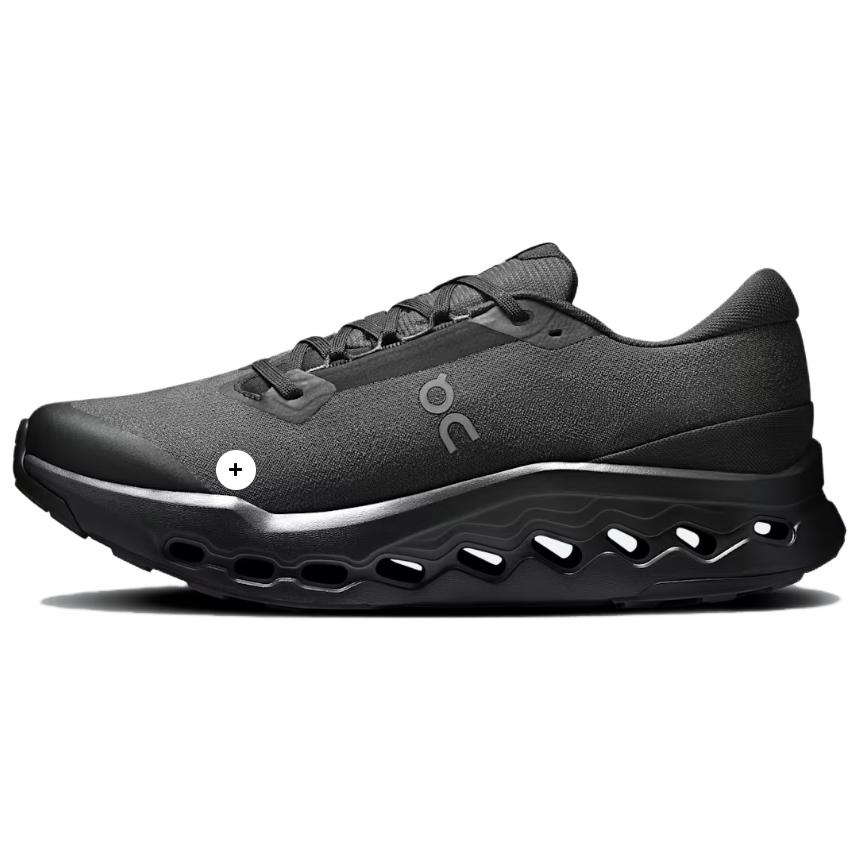 On Cloudsurfer Trail 2 Black Low-Top Comfortable Soft Trail Running Shoes 3MF30241043