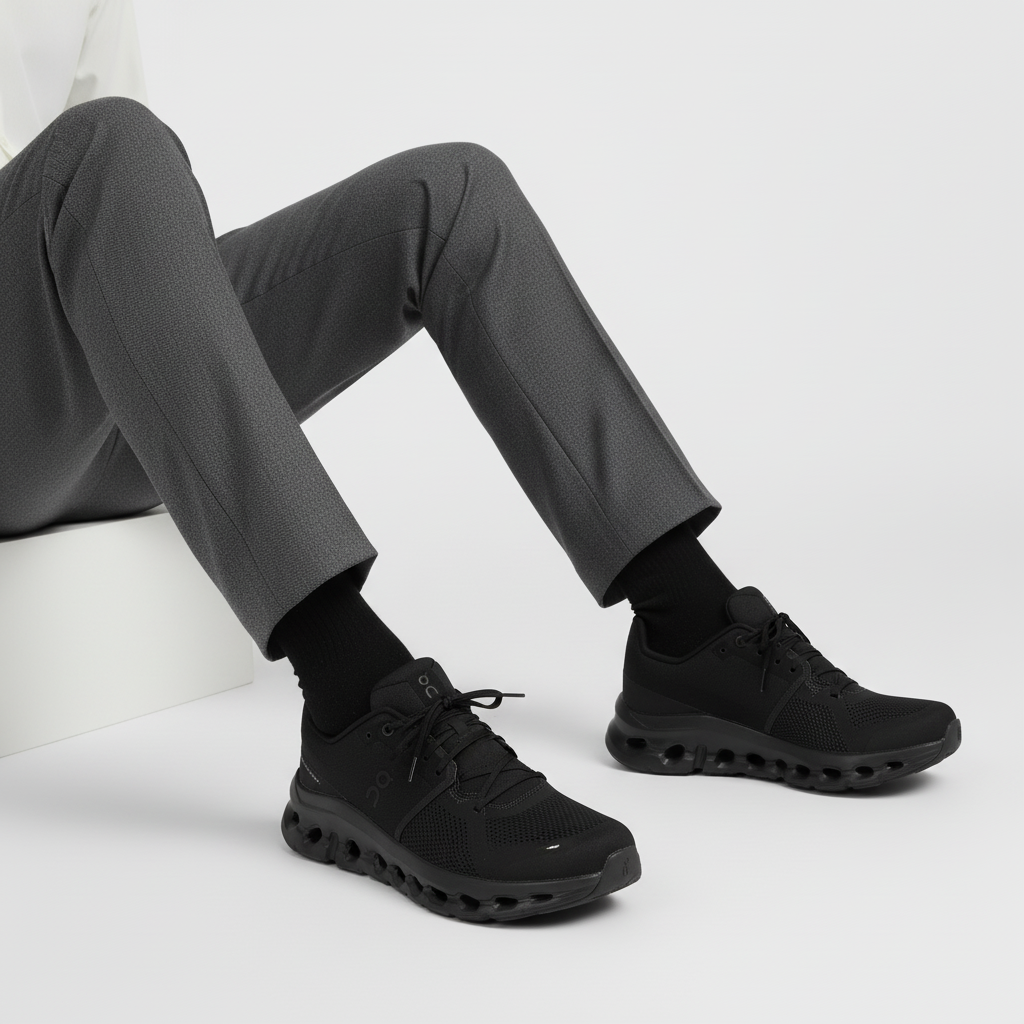 Order On Cloudtilt ''Black Eclipse'' Kasut Lelaki Hitam Sports 3ME10100264