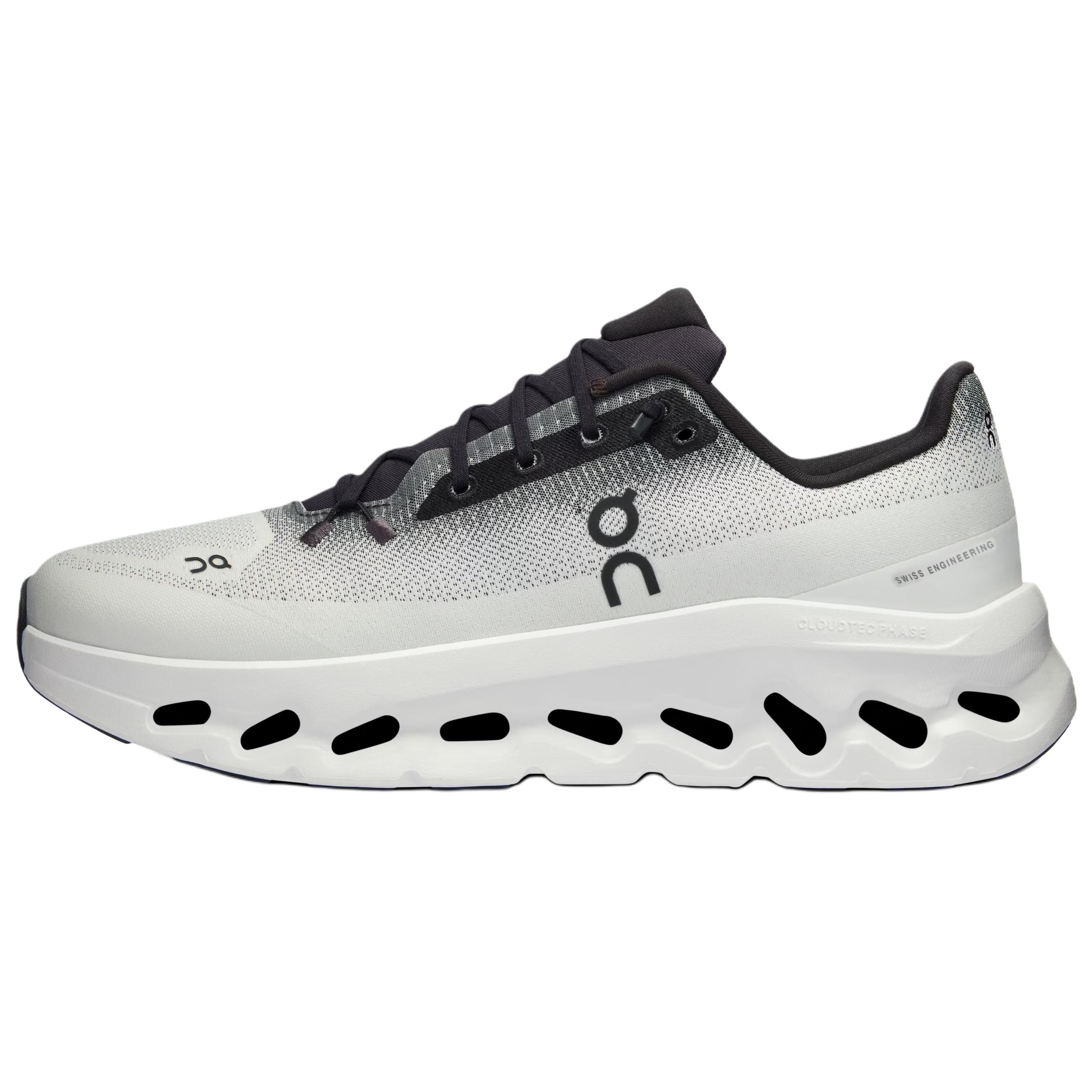 On Cloudtilt White Black Running Shoes Low-Top Cushioning情侣 Style 3ME10101002
