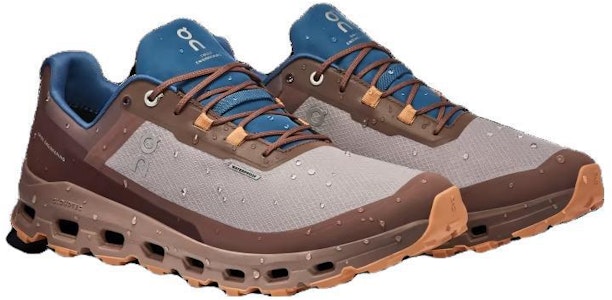 On昂跑 Cloudvista 防水 潮流舒適百搭氣質 防滑耐磨 低幫 跑步鞋 男款 灰棕色 Lookbook On昂跑 Cloudvista 防水 潮流舒適百搭氣質 防滑耐磨 低幫 跑步鞋 男款 灰棕色