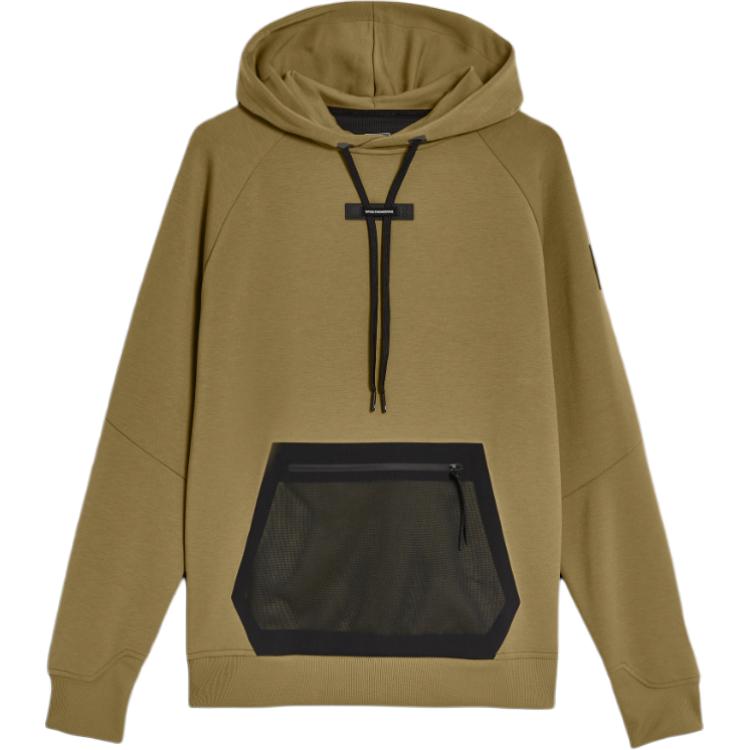 On Hoodie 2024 Fall Winter Olive Green Colorblock Training Sweatshirt 1ME11451935