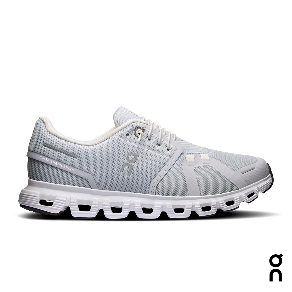 On On Cloud 6  Casual Shoes Glacier Gray/White ON3WF10060070
