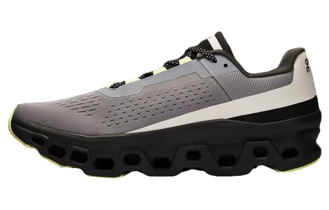 On On Cloudmonster 'Grey Comfort Versatile Non-Slip Durable Low-Top Running' 61-98132