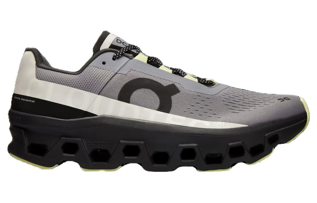 Order On On Cloudmonster 'Kelabu Selesa Serbaguna Anti-Gelincir Tahan Lama Kasut Lari Rendah' 61-98132