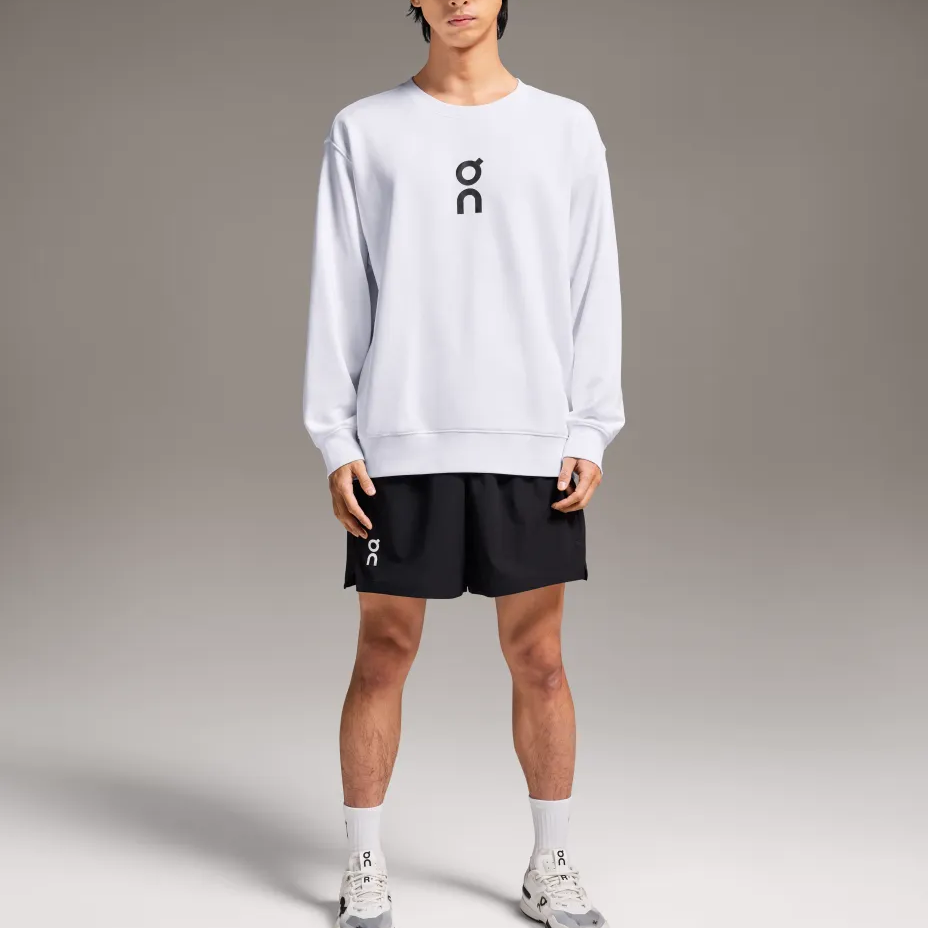 Lookbook On Running Crewneck Logo Print Pullover Sweatshirt Putih 1ME10340069