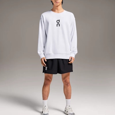 On Running Crewneck Logo Print Pullover Sweatshirt Putih 1ME10340069 Lookbook On Running Crewneck Logo Print Pullover Sweatshirt Putih 1ME10340069