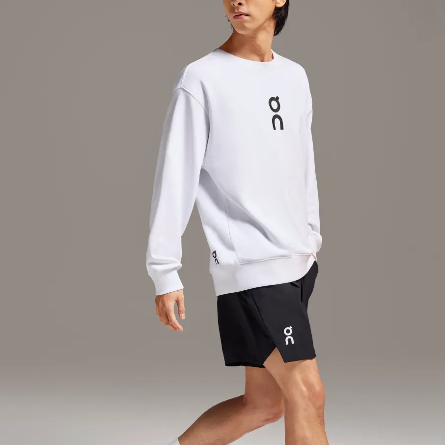 Shop On Running Crewneck Logo Print Pullover Sweatshirt Putih 1ME10340069