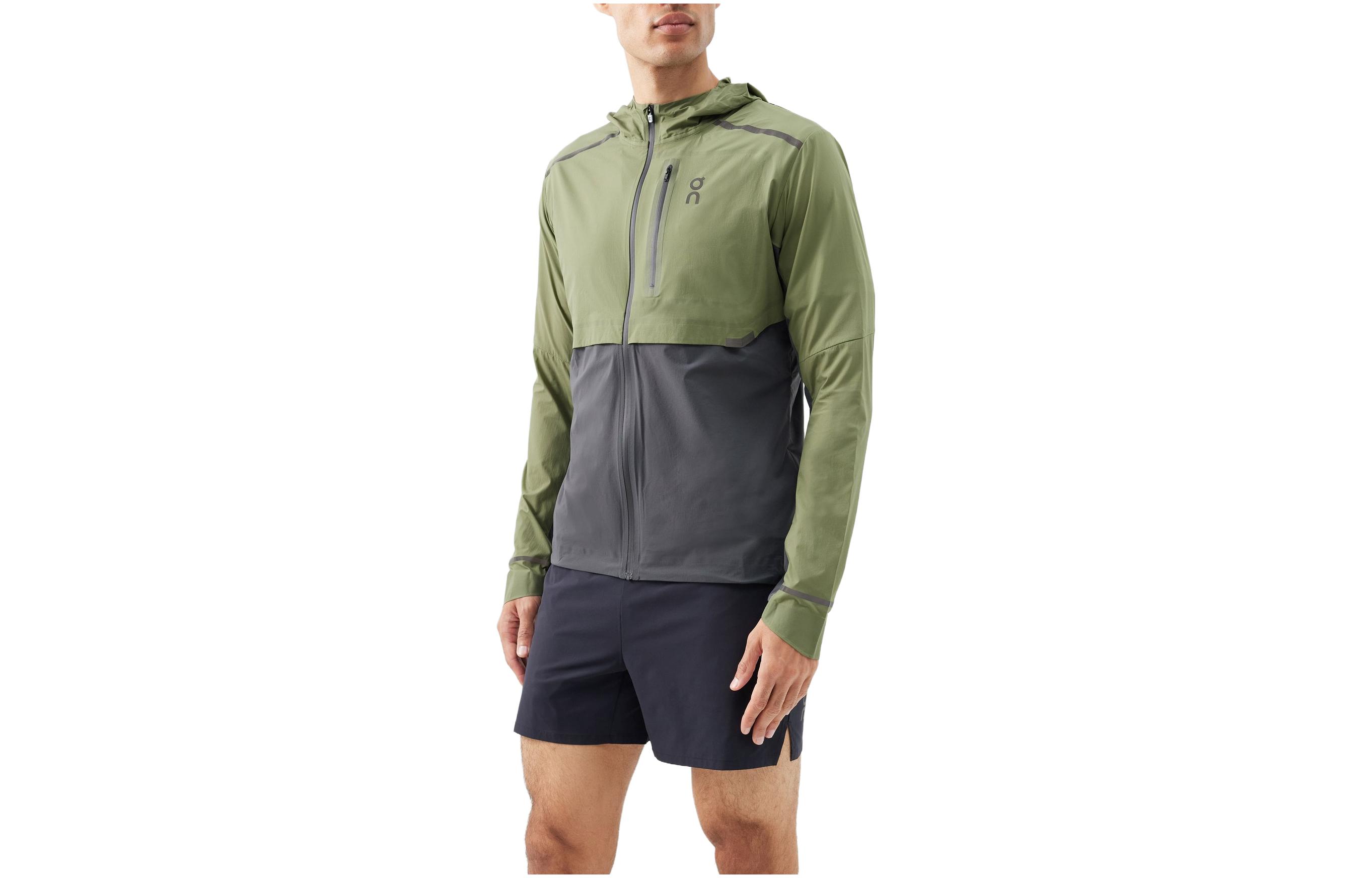 On Running  Outdoor Sports Zip Hoodie Jacket - Tiger Forest Green 1544030