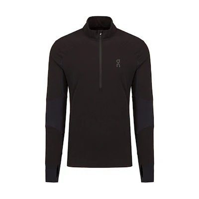 On Running Trail Breaker Elastic DWR Half-Zip Pullover Black Sweatshirt. 13300705