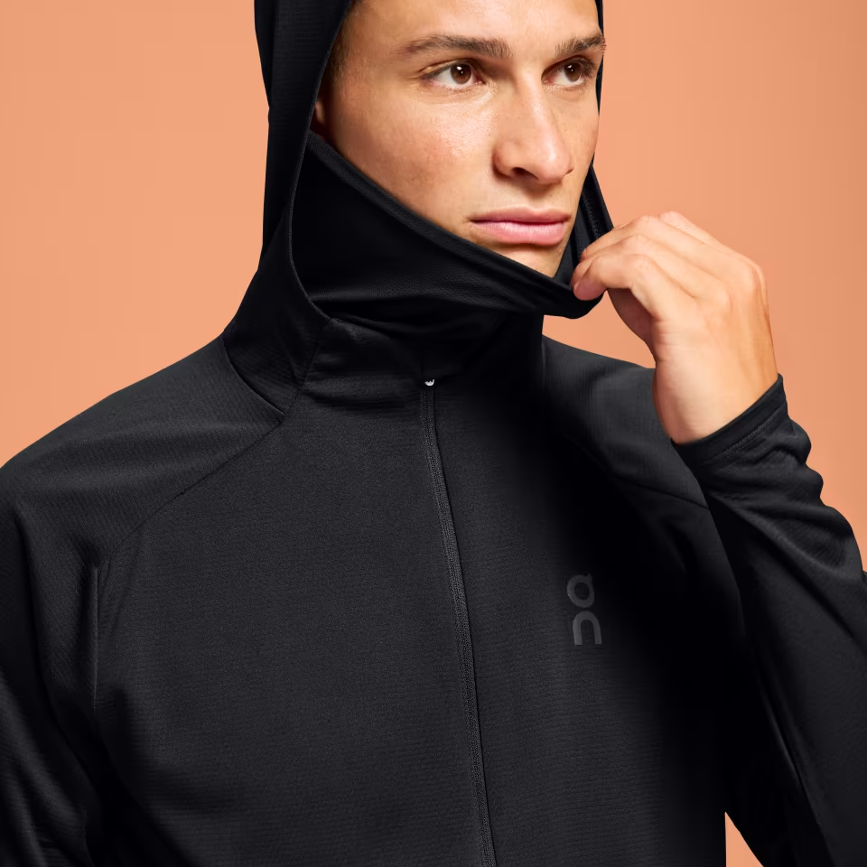 Details for 온러닝 클라이밋 집 후디 블랙 - 따뜻한 흡습 발산 자켓 1ME10250553