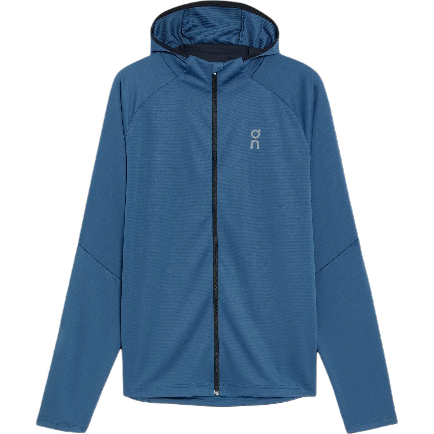 On Running Climate Zip Hoodie Sweat-Wicking Jacket Denim Blue 1ME10250488