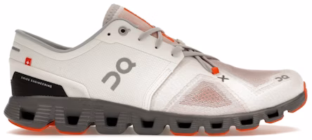 On Running Cloud X 3 Ivory Alloy 60-98254 On Running Cloud X 3 Ivory Alloy 60-98254