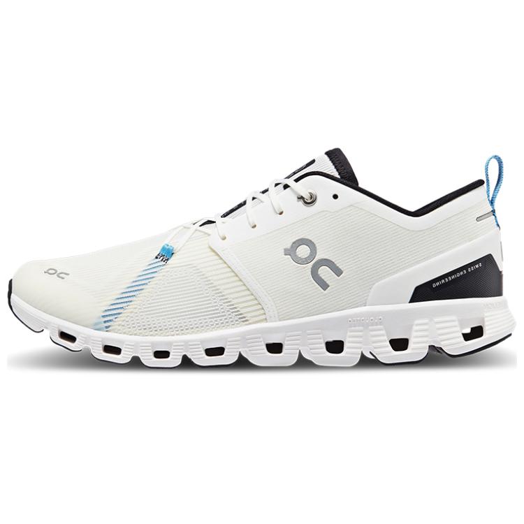 On Running Cloud X 3 Shift Undyed White Black 66.98264