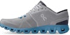 On Running Cloud X Alloy Grey Niagara Blue Kasut Larian Lelaki 40-99038