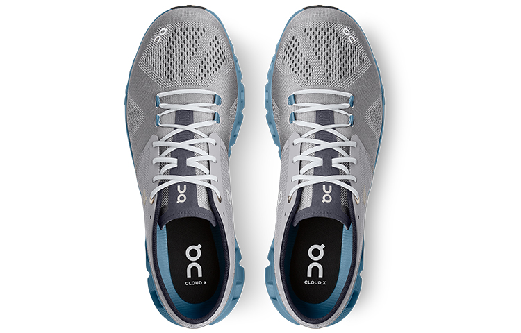 Shop On Running Cloud X Grijs Niagara Blauw 40-99038