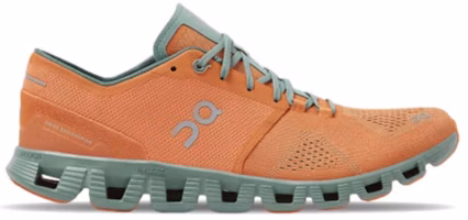 On Running Cloud X Orange Sea Green 40.99704 On Running Cloud X Orange Sea Green 40.99704