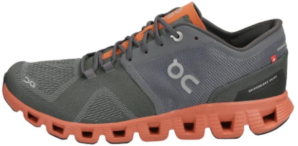 On Running Cloud X Rust Rock Grey 40.99241 Buy On Running Cloud X Rust Rock Grey 40.99241