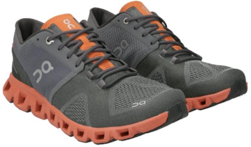 On Running Cloud X Rust Rock Grey 40.99241 Lookbook On Running Cloud X Rust Rock Grey 40.99241