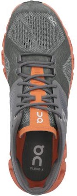 On Running Cloud X Rust Rock Grey 40.99241 Shop On Running Cloud X Rust Rock Grey 40.99241