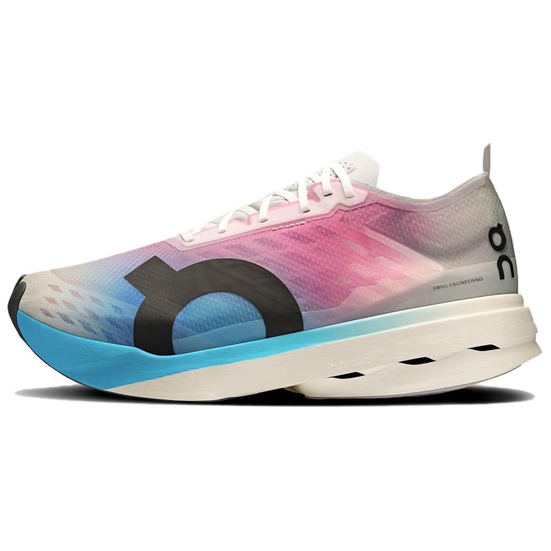 On Running Cloudboom Strike Pink Blue Low-Top Running Shoes Fashion Trend 3ME30483195